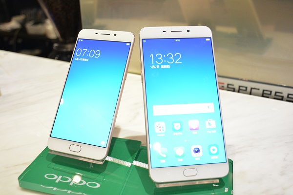 OPPO R9 推出後,讓 OPPO 超越 Huawei、小米,成為在台最大中國手機品牌 (圖/記者譚偉晟拍攝)
