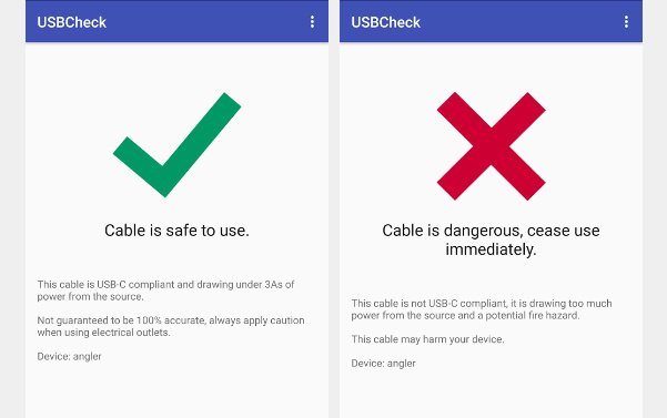 USB Check 是一款可以檢測 USB Type-C 安全的 App(圖/Google Play)
