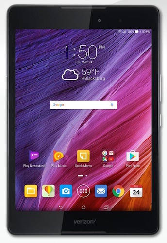 ZenPad  Z8 的最大特色就是在搭載了 2K 解析度的 8 吋螢幕(圖片來源/擷取自 Evan Blass Twitter 網站)