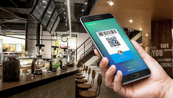 Galaxy C 系列支援 Samsung Pay 手機付款機制(圖片來源/擷取自三星中國官網)