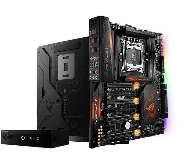 ROG Rampage V Edition 10 電競主機板(圖/Asus)