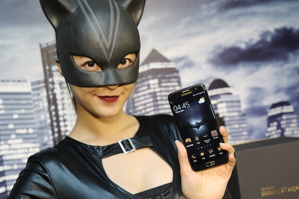 三星今天在台灣發表了與 DC 合作的蝙蝠俠限量版 S7 Edge 手機。