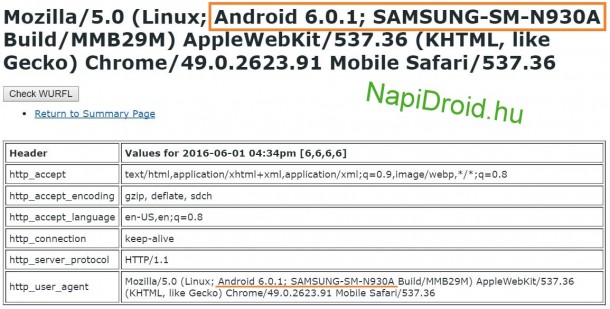 Galaxy Note 新機預計會採用 Android 6.0.1 系統(圖/NapiDroid.hu)