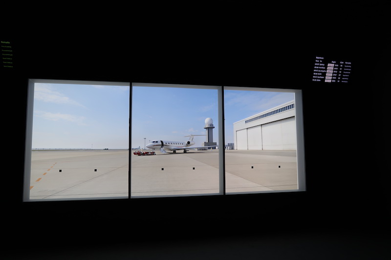 Canon 在 Expo 展示出的「類」真實機場場景