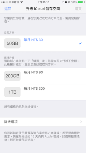 若不想花錢買 iCloud 線上空間,就要自己透過下載、備份的方式來定時清理 iPhone 上面的檔案