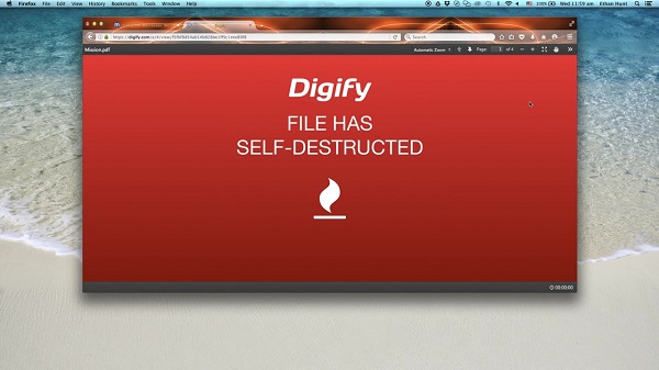 附加檔案銷毀後,收件人查看檔案會看到無法顯示的畫面(圖/venturebeat)