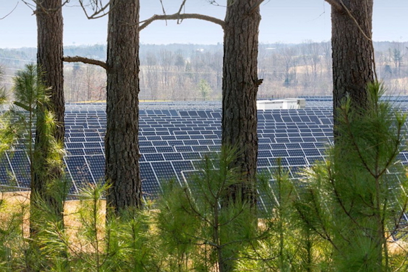 電力不足的部分將由先前蘋果與 FirstSolar 在加州蒙特利郡(Monterey County)太陽能電廠提供(圖片來源/Apple)