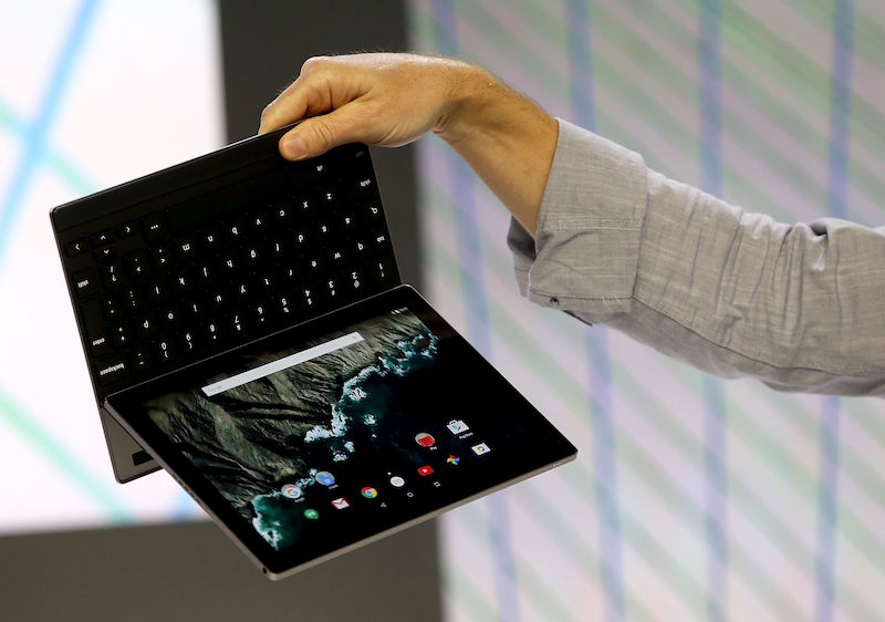 新的手機系列將可能跟圖中的 Pixel C 平板處於同一系列?(圖片來源/法新)