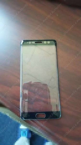 @Onleaks 曝光了 Galaxy Note 7 的正面諜照(圖/@OnLeaks)
