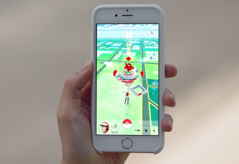 《Pokémon Go》採用與《Ingress》類似的戶外地圖遊戲模式(圖/Pokémon Go)
