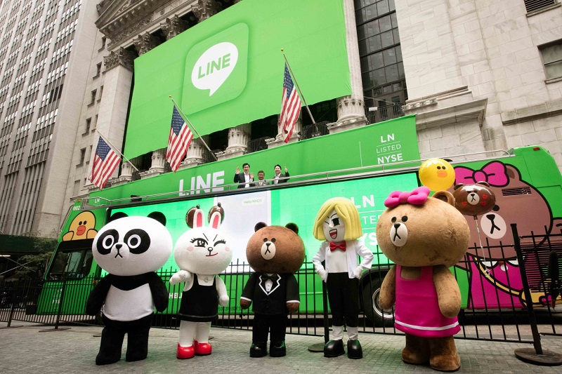 LINE 成為今年少數成功 IPO 的科技公司(圖/LINE)