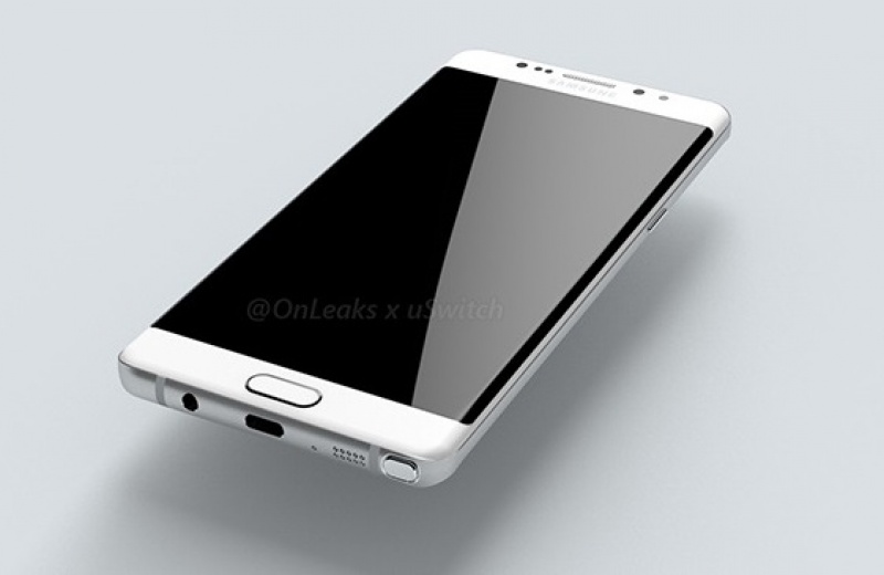 Galaxy Note 7 預計將有與 Galaxy S7 同級的防水能力(圖/Onleaks)