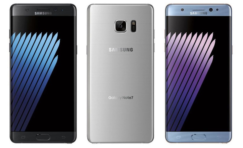 Note 7 三色外型諜照(圖片來源/擷取自 @evleaks 推特網站)