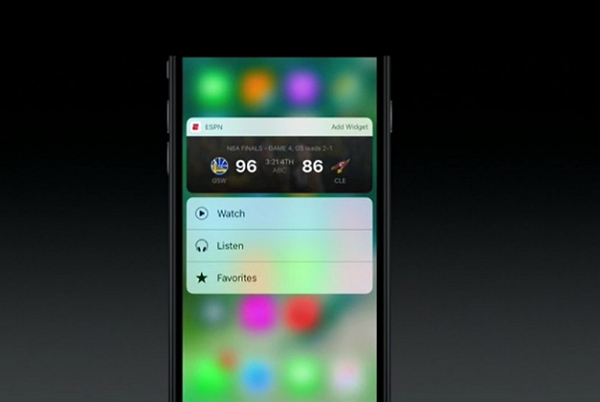 iOS 10 操作介面(翻攝自PhoneArena)