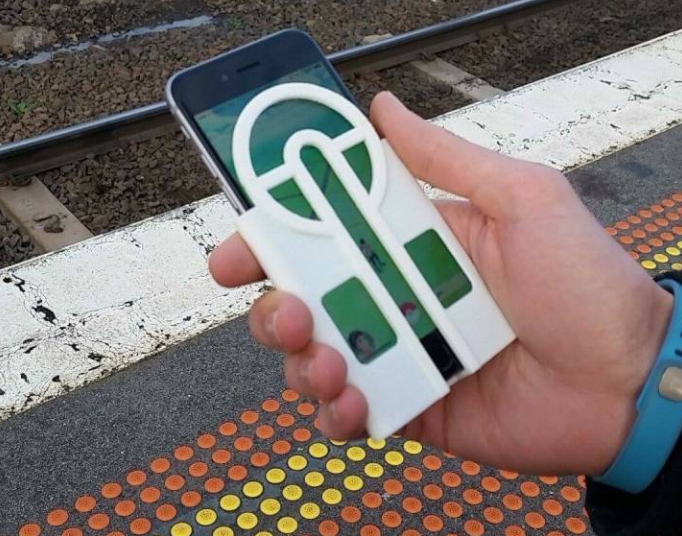 「Pokeball Aimer」專門為了遊戲捕捉神奇寶貝的方式而設計（圖／My Mini Fatory）