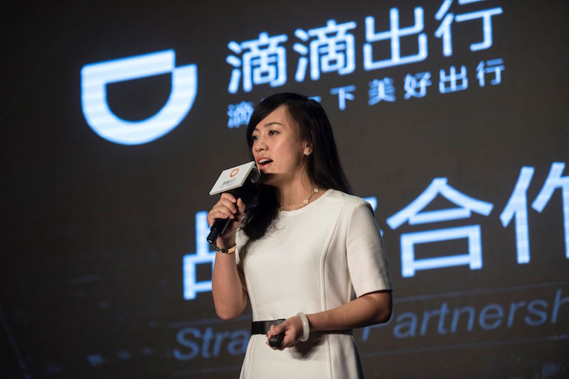 「滴滴出行」已是目前中國最大的網路叫車業者(圖片來源/法新)