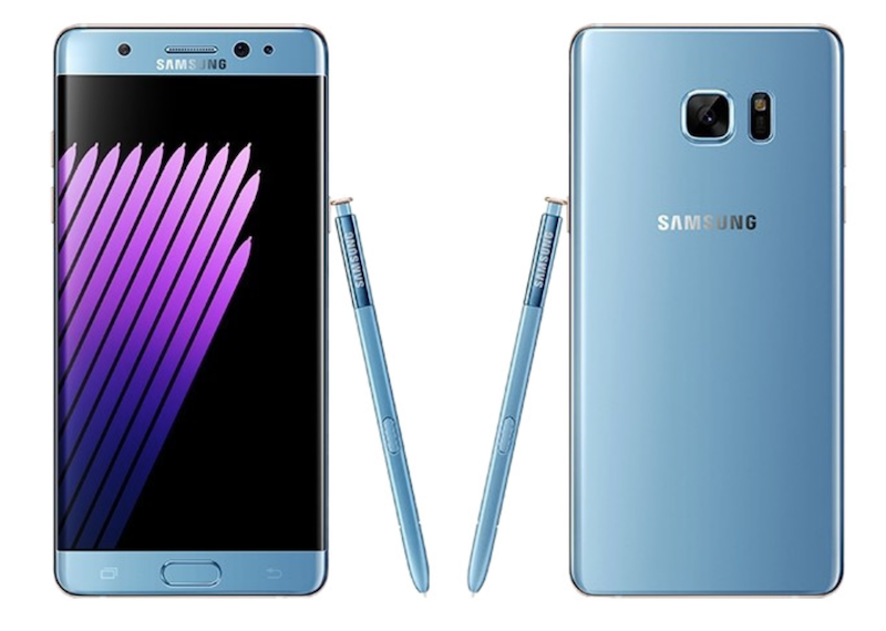 Note 7 機身背面相機採用 1200 萬畫素設定,正面自拍鏡頭則是 500 萬畫素(圖片來源/Samsung)