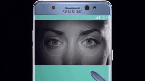 Galaxy Note 7 內建只能用虹膜解鎖的私密資料夾(圖/The Next Web)