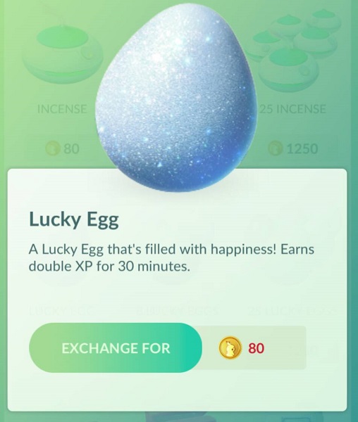 Lucky Egg 是快速升級的重要道具(圖/記者譚偉晟拍攝)
