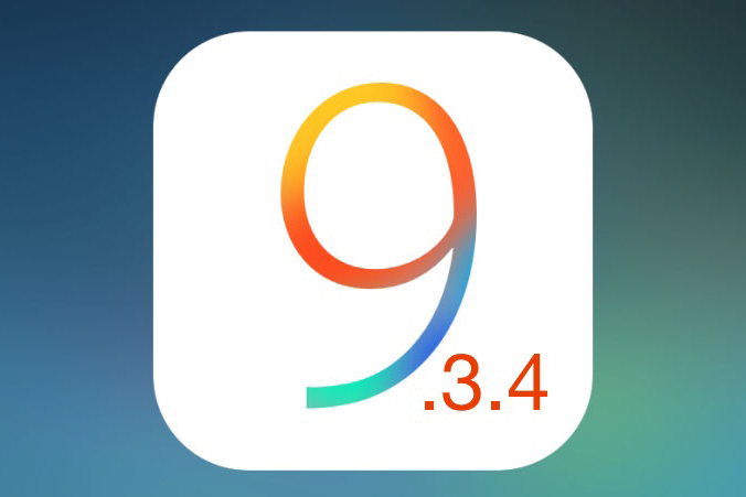 Apple 最新釋出的 iOS 9.3.4 更新(圖片來源/擷取自iphonehacks)