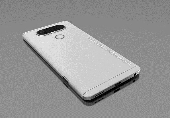 LG V20 的渲染圖(圖/@Onleaks)