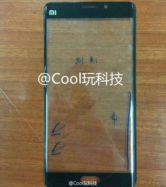 小米 Note 2 螢幕諜照曝光(圖/@cool玩科技)