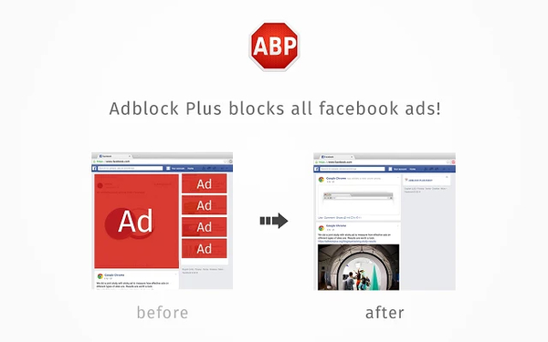 Adblock Plus 可以大量過濾網頁上的廣告(圖/Adblock Plus)
