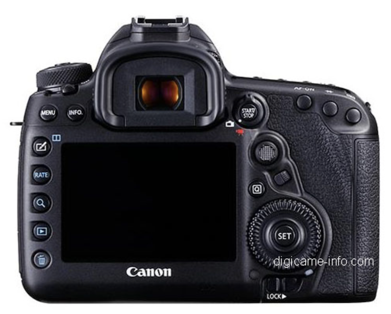 機身背面可能的按鈕配置（圖片來源／擷取自 《digicame-info》 網站）