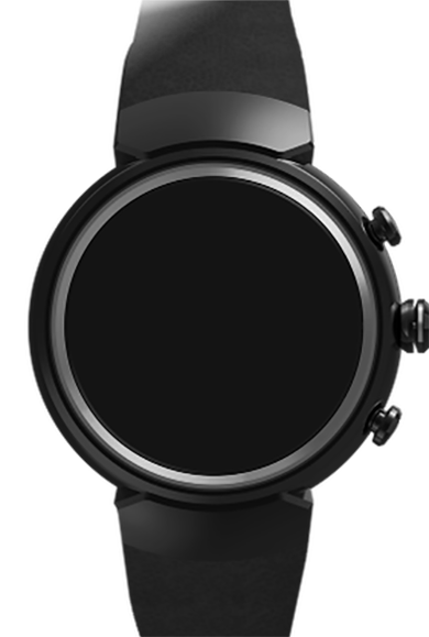 根據這張流出來的圖,一代的 ZenWatch 將會有圓形的外表以及右邊三個按鍵。(圖片來源/9to5google)