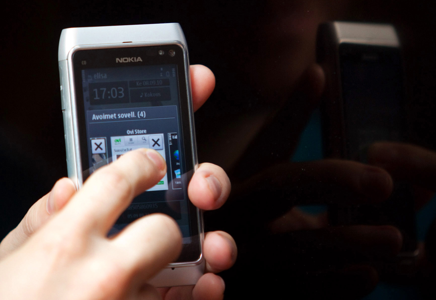 當年稱霸全球的 Nokia Symbian 系統。(圖片來源/彭博社)
