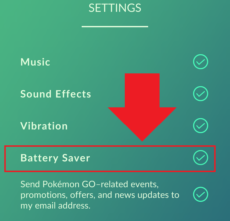《Pokémon Go》遊戲內建省電模式(圖/記者譚偉晟拍攝)