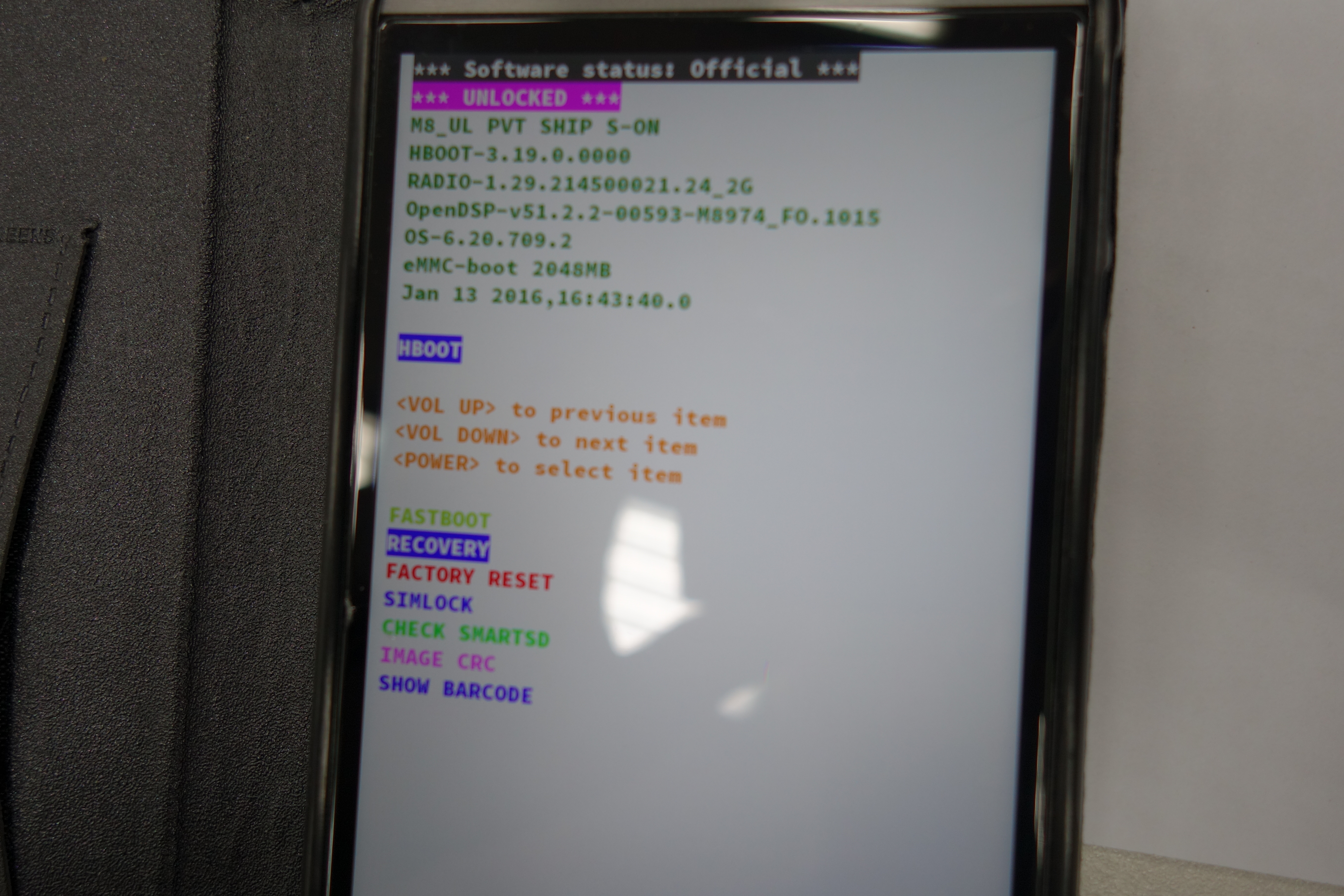 該功能必須從 Boot Loader 模式進入(圖/記者譚偉晟拍攝)