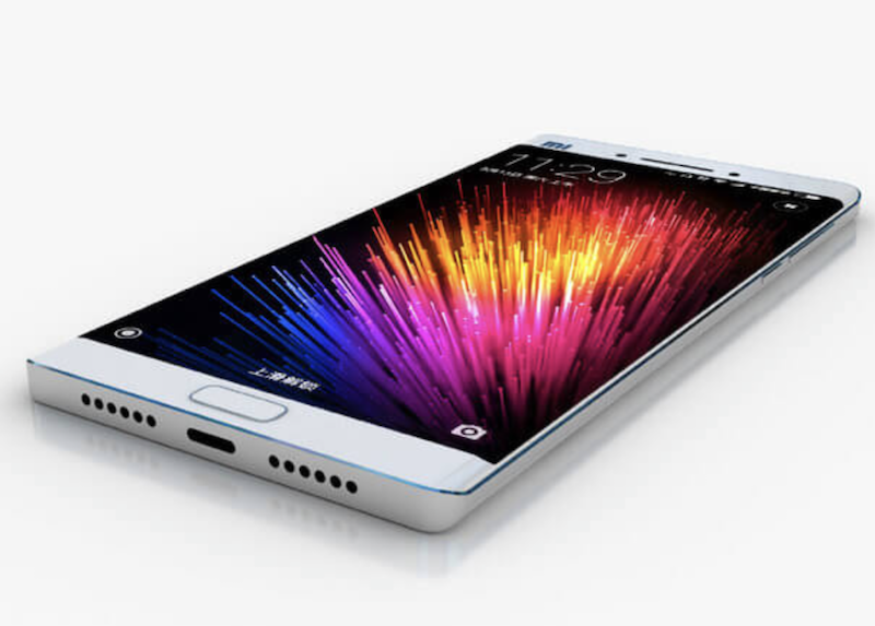 小米 Note 2  可能採用如 Galaxy Note 7 一樣的雙曲面設計(圖片來源/擷取自 PhoneArena 網站)