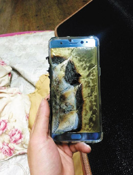 Galaxy Note 7 已經傳出多起充電爆炸意外(圖/hosun Ilbo)