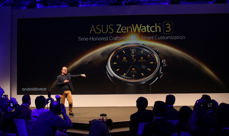ZenWatch 3 也是採用 Snapdragon Wear 2100 處理器(圖/Asus)