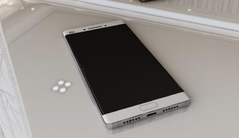 小米 Note 2 電腦模擬圖(圖片來源/擷取自 PhoneArena 網站)