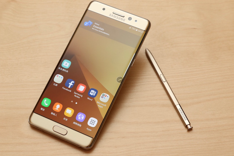 Galaxy Note 7 台灣換機服務還沒有正式展開（圖／記者陳宜豐拍攝）
