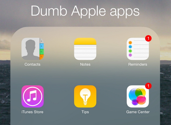 Apple 開放使用者自行刪除預載 App（圖片來源／擷取自TechCrunch）
