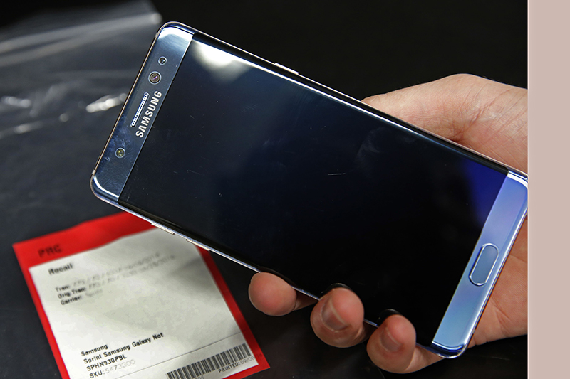 三星原本預計於 9 月 15 日才正式回收 Note 7,在這之前的 9 月 2 日至 15 日之間,三星採用戶自願性回報與回收。(圖片來源/法新社)