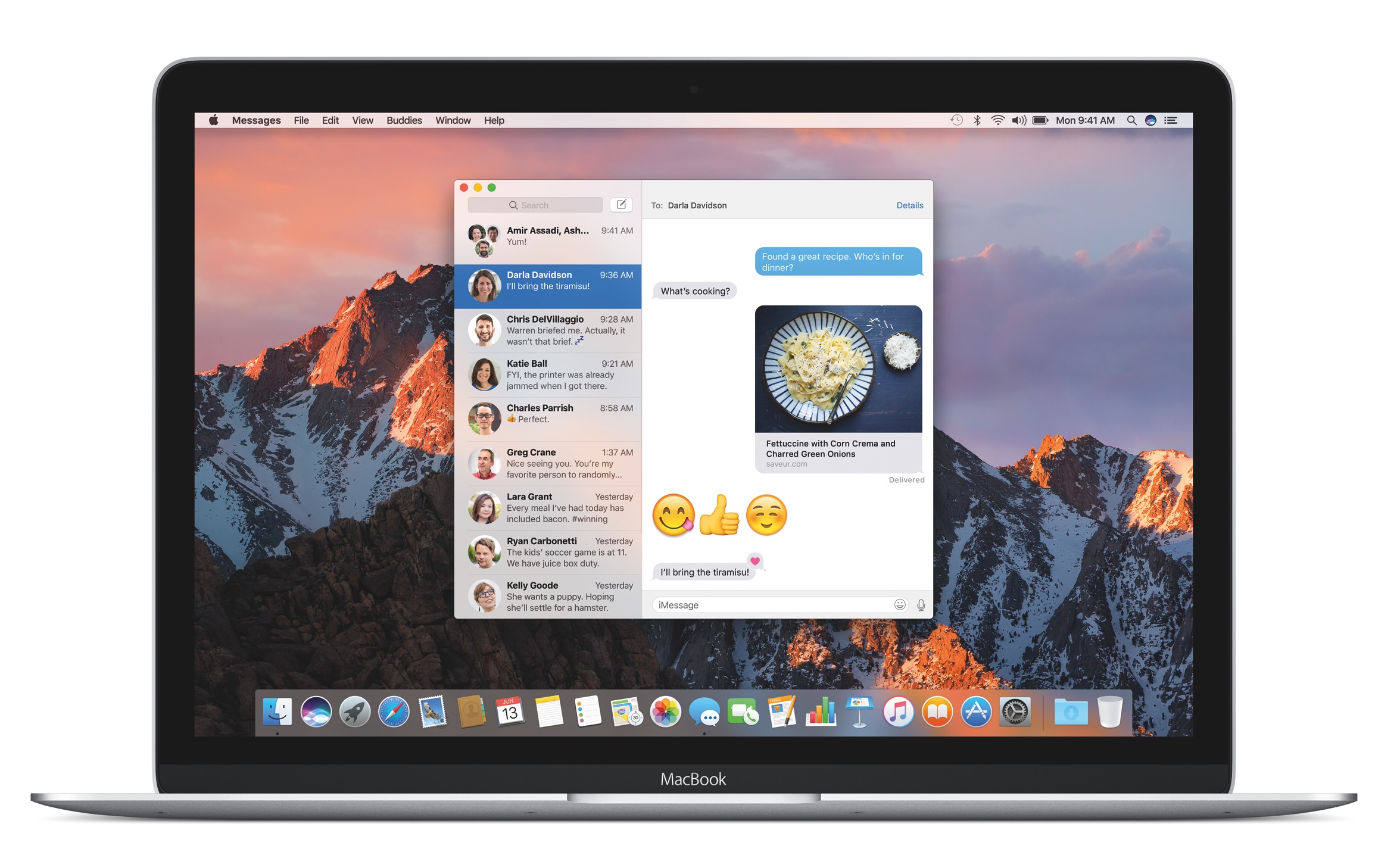 訊息功能仿造 iOS 10 功能處理(圖片來源:蘋果提供)