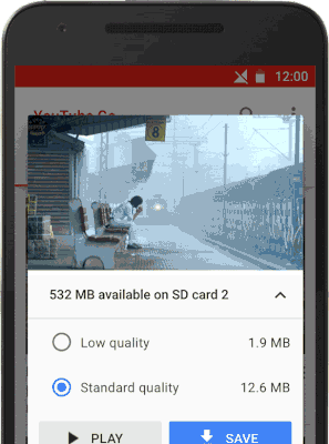 這款 App 可以儲存 YouTube 影片(圖/Google)