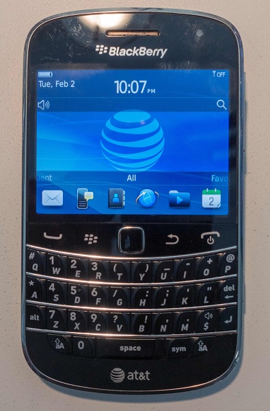 BlackBerry 的實體鍵盤,曾獲得不少消費者的熱愛(圖/法新社)