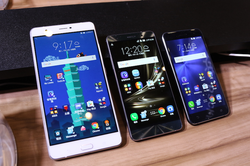 Asus 藉由 ZenFone 3 成為 2016 年 8 月台灣熱銷手機品牌第二名(圖/記者陳宜豐拍攝)