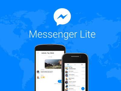 不敢再占用手機容量？Facebook 推出輕巧版「Messenger Lite」！