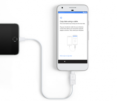要讓果粉跳槽更容易?Google 推出「智慧轉接器」可一鍵轉移資料! 要讓果粉跳槽更容易?Google 推出「智慧轉接器」可一鍵轉移資料!