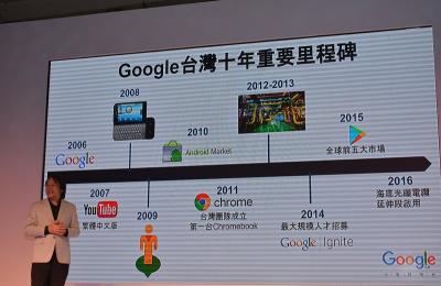 看好台灣開發者實力!Google 分享在台 10 年成績! 看好台灣開發者實力!Google 分享在台 10 年成績!