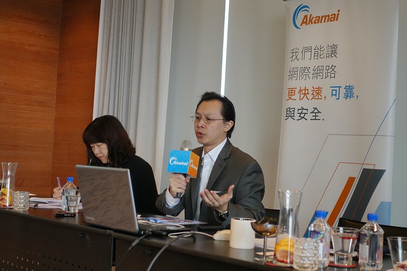 Akamai 媒體事業單位產品行銷總監 Vincent Low(圖/記者譚偉晟拍攝)