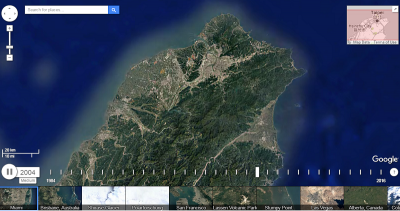 這是曾經的台北盆地？Google 地圖推出 32 年縮時攝影！