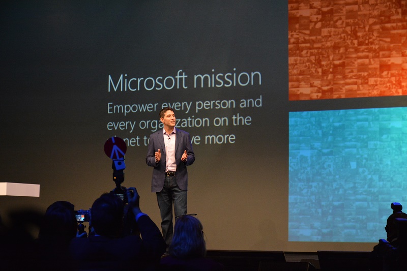 微軟 Windows 與裝置全球執行副總裁 Terry Myerson(圖/記者譚偉晟拍攝)
