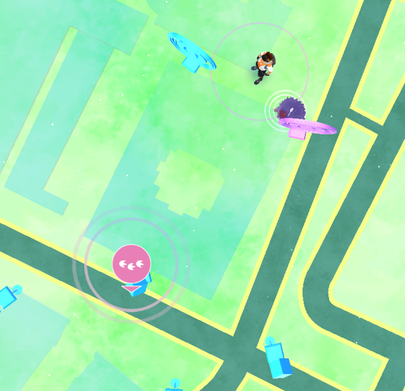 點擊 Nearby 中的神奇寶貝,就可以查到他的巢穴位置(圖/記者譚偉晟拍攝)